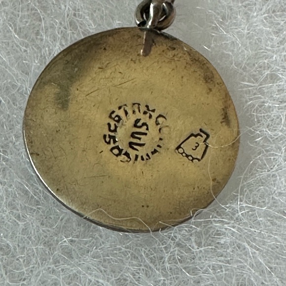 Vintage Mexican Turquoise Bird in Flight Pendant - Picture 2 of 4